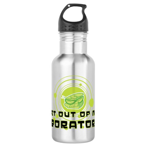 Dexter _ Get Out Of My Laboratory Stainless Steel Water Bottle