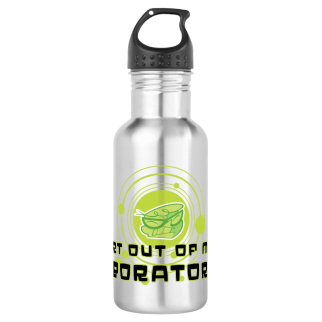 Dexter - Get Out Of My Laboratory!!! Stainless Steel Water Bottle (Front)
