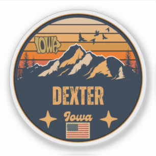 Dexter, Iowa, United States Sticker