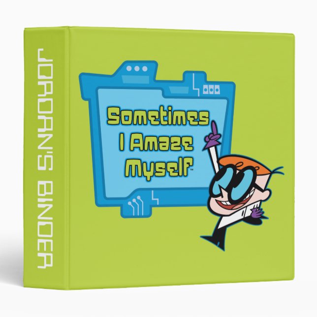 Dexter - Sometimes I Amaze Myself 3 Ring Binder (Front/Spine)
