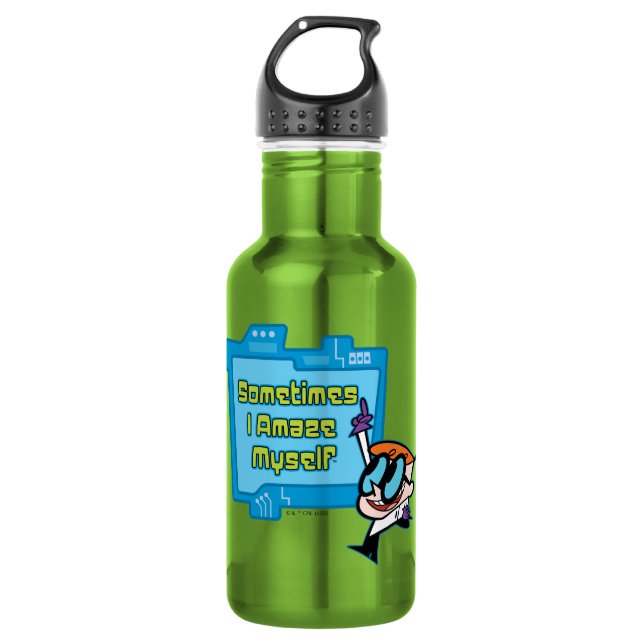 Dexter - Sometimes I Amaze Myself Stainless Steel Water Bottle (Front)