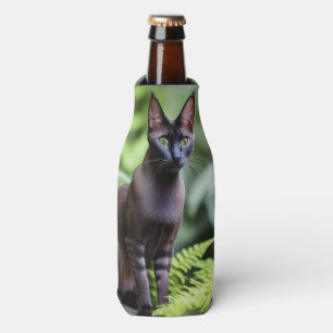 Dexter The Black Siamese Cat, Bottle Cooler