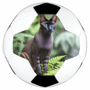 Dexter The Black Siamese Cat, Soccer Ball