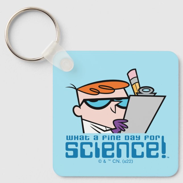 Dexter - What A Fine Day For Science! Keychain (Front)