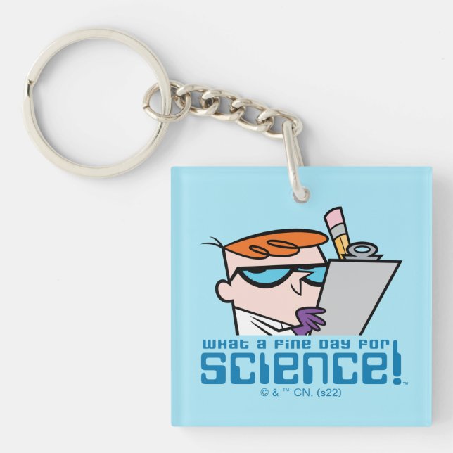 Dexter - What A Fine Day For Science! Keychain (Front)