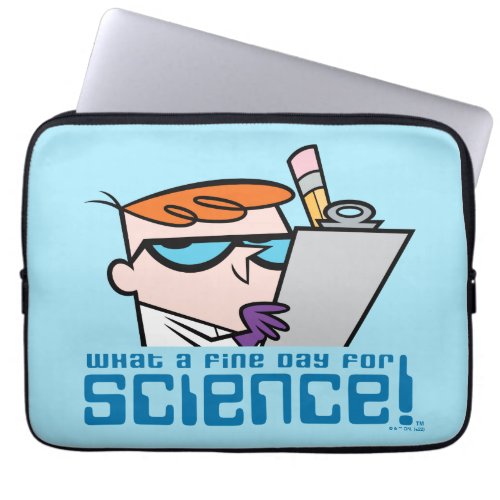 Dexter _ What A Fine Day For Science Laptop Sleeve