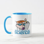 Dexter - What A Fine Day For Science! Mug<br><div class="desc">Dexter's Laboratory | Check out this fun graphic of Dexter with a clipboard and his phrase: "What a fine day for science!".</div>