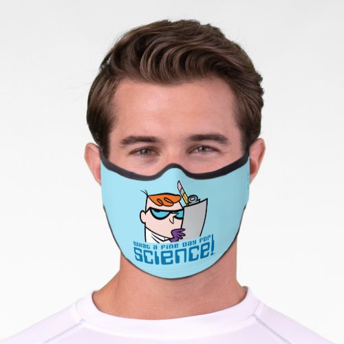 Dexter _ What A Fine Day For Science Premium Face Mask