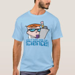 Dexter - What A Fine Day For Science! T-Shirt<br><div class="desc">Dexter's Laboratory | Check out this fun graphic of Dexter with a clipboard and his phrase: "What a fine day for science!".</div>