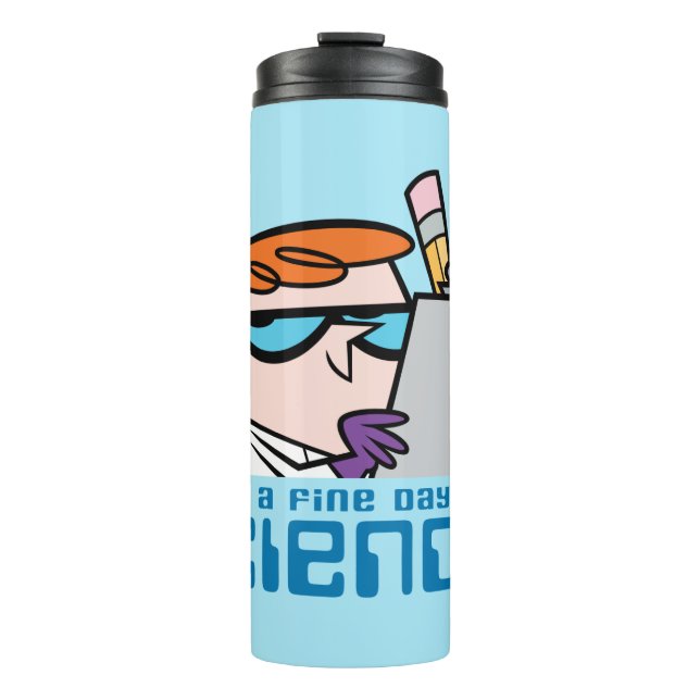 Dexter - What A Fine Day For Science! Thermal Tumbler (Front)