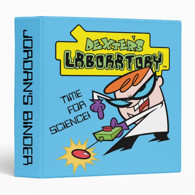 Dexter With Remote 3 Ring Binder (Front/Spine)