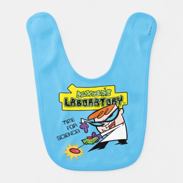 Dexter With Remote Baby Bib (Front)
