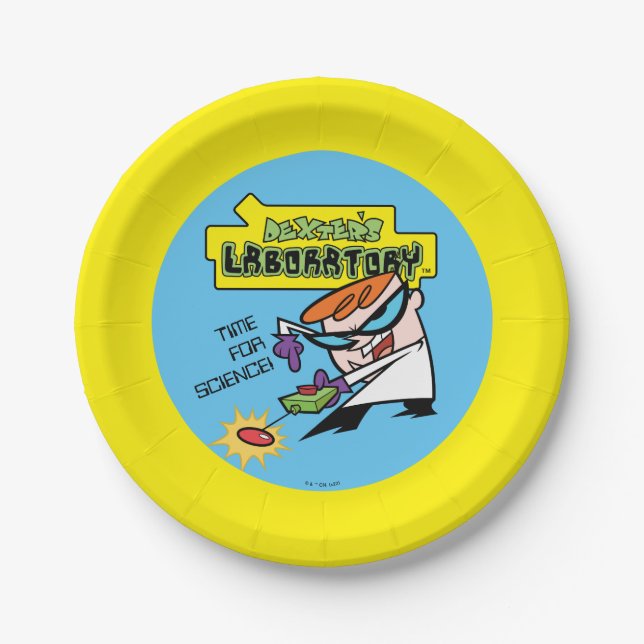 Dexter With Remote Paper Plates (Front)