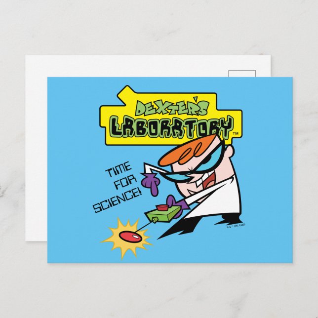 Dexter With Remote Postcard (Front/Back)