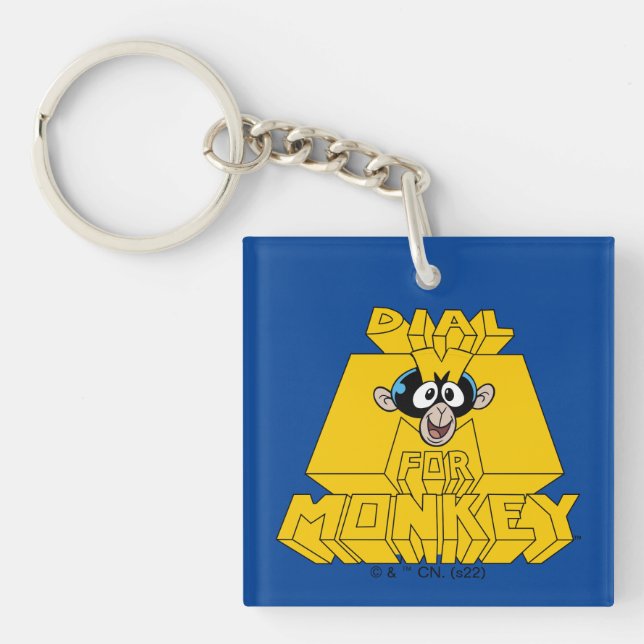 Dexter's Laboratory - Dial M For Monkey Keychain (Front)