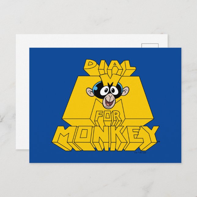 Dexter's Laboratory - Dial M For Monkey Postcard (Front/Back)
