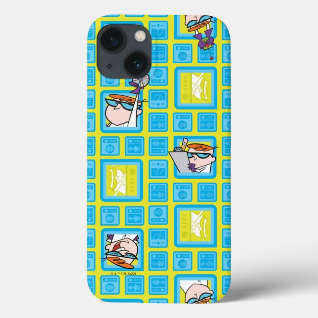 Dexter's Laboratory Experiments Pattern Case-Mate iPhone Case (Back)
