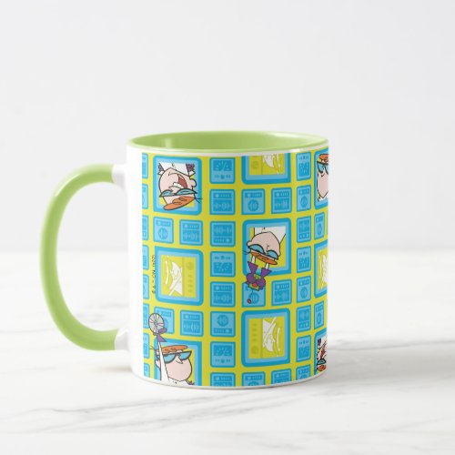 Dexters Laboratory Experiments Pattern Mug