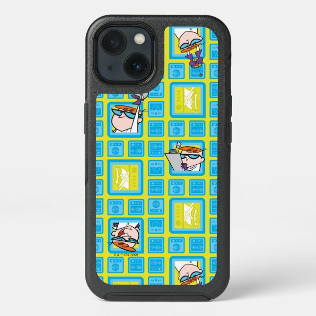 Dexter's Laboratory Experiments Pattern Otterbox iPhone Case (Back)