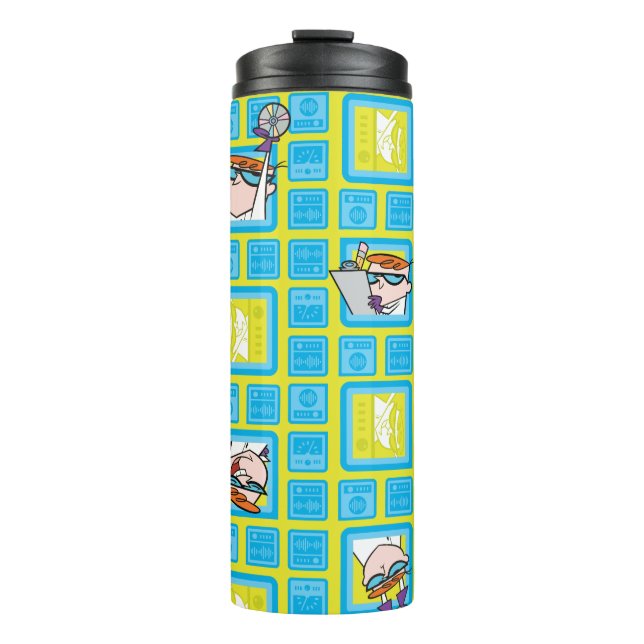 Dexter's Laboratory Experiments Pattern Thermal Tumbler (Front)