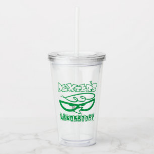 Dexter's Laboratory Face Logo Acrylic Tumbler