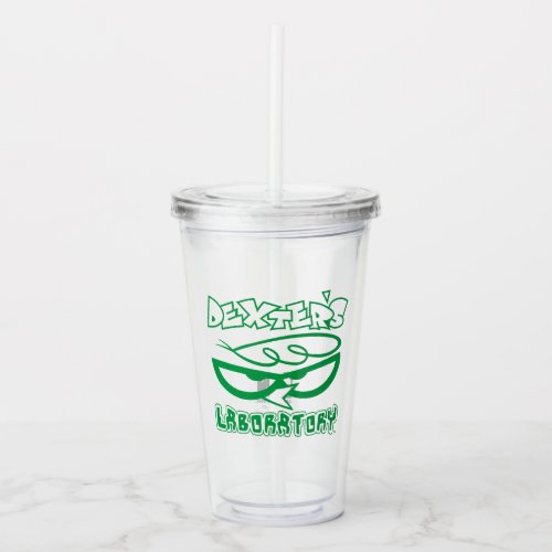 Dexters Laboratory Face Logo Acrylic Tumbler