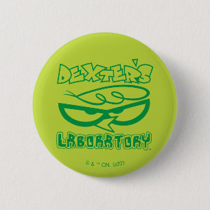 Dexter's Laboratory Face Logo Button