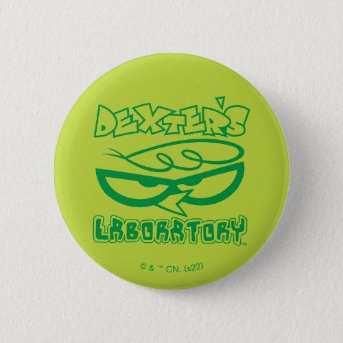 Dexters Laboratory Face Logo Button