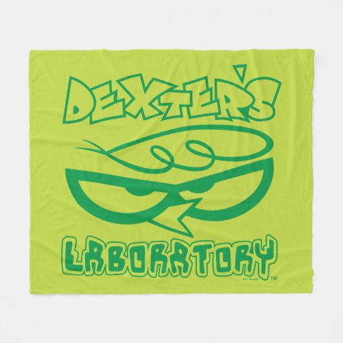 Dexters Laboratory Face Logo Fleece Blanket