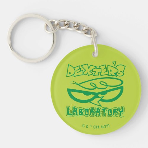 Dexters Laboratory Face Logo Keychain