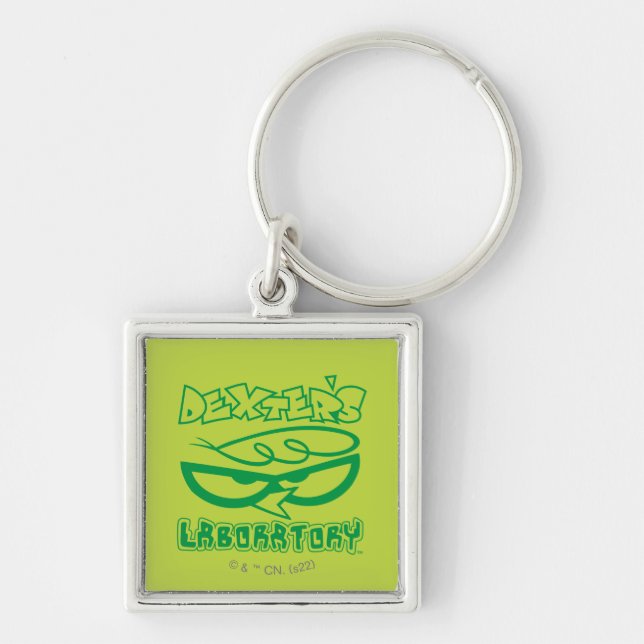 Dexter's Laboratory Face Logo Keychain (Front)