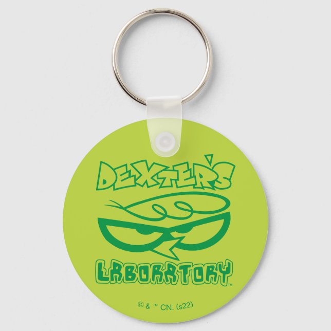 Dexter's Laboratory Face Logo Keychain (Front)