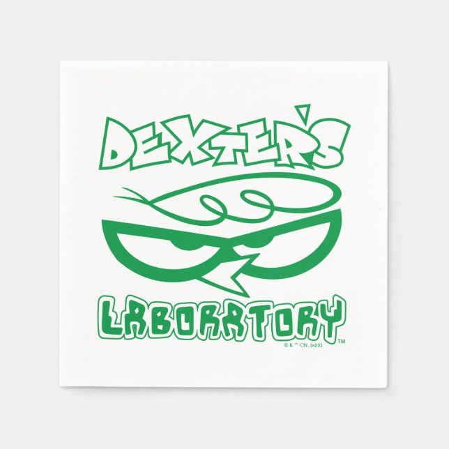 Dexter's Laboratory Face Logo Napkins (Front)