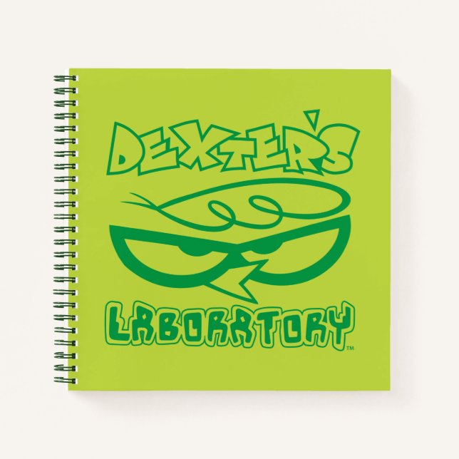 Dexter's Laboratory Face Logo Notebook (Front)