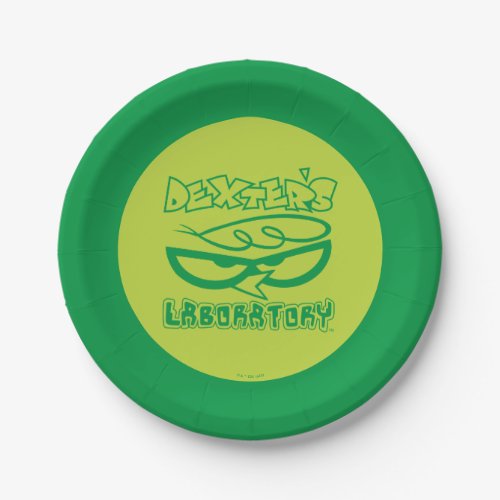 Dexters Laboratory Face Logo Paper Plates