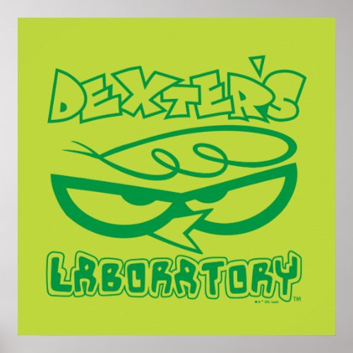 Dexters Laboratory Face Logo Poster