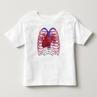 Dextrocardia pun toddler t-shirt