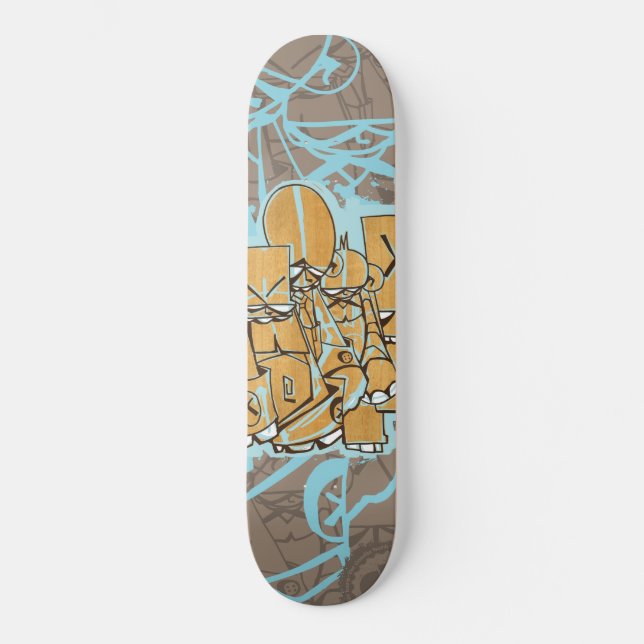 Dezeinswell "Fright Club" Skateboard Deck (Front)