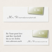 Dezente kleine Karten (Front & Back)