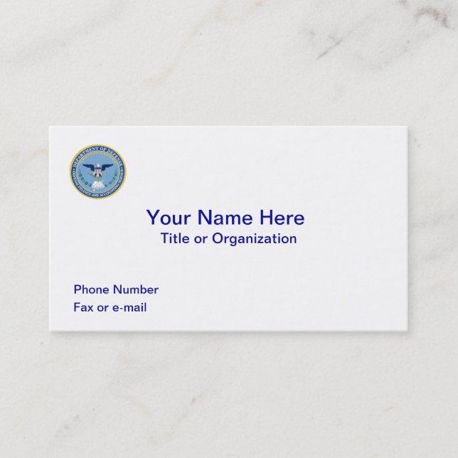 DFAS Business Card (Front)