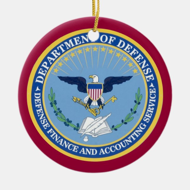 DFAS Custom Christmas Ornament (Front)