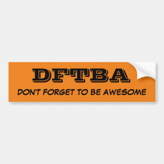 DFTBA BUMPER STICKER