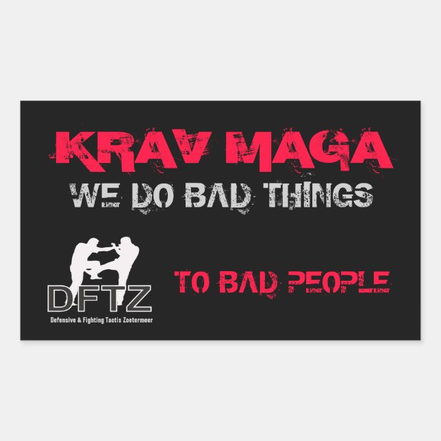 DFTZ STICKER KRAV MAGA (Front)