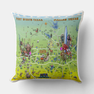 DFW Metroplex Pillow