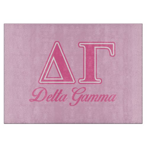 DG Letters Cutting Board