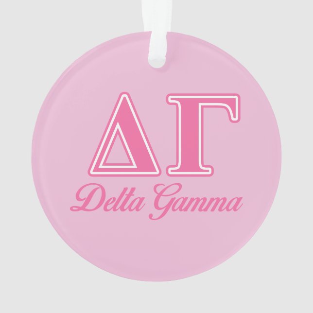 DG Letters Ornament (Back)