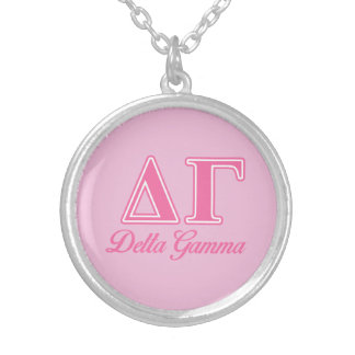DG Letters Silver Plated Necklace