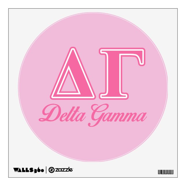 DG Letters Wall Decal (Front)