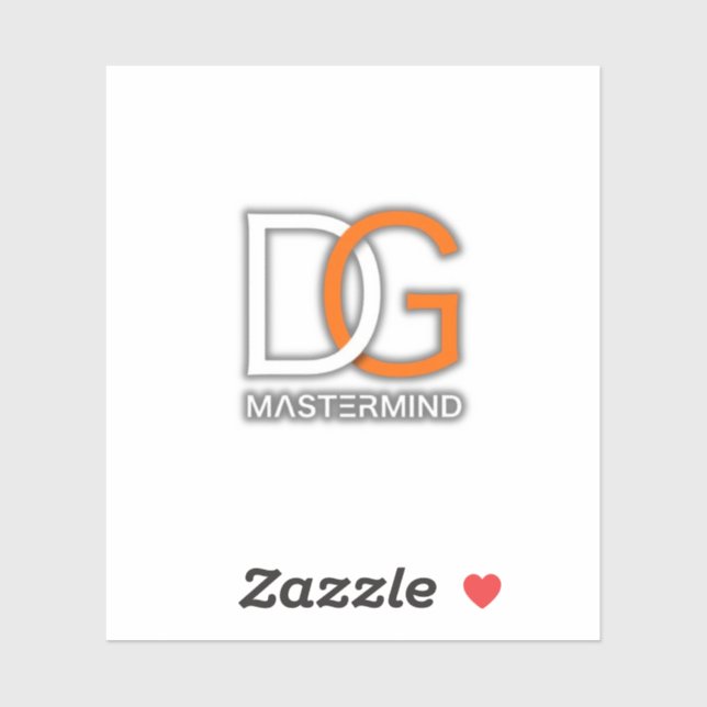 DG Mastermind Stickers- Assorted Sizes Sticker (Sheet)
