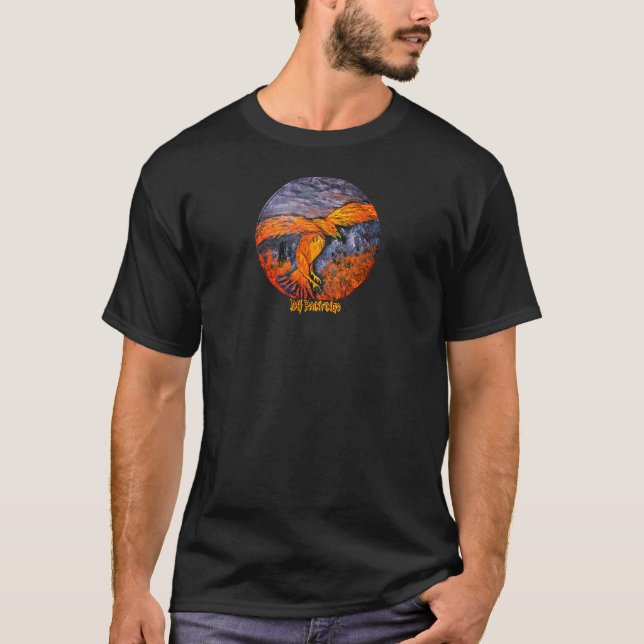 DG Paintings Fire Phoenix ver.4 shirt (Front)
